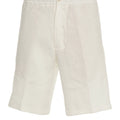 Shorts aus Leinenmischung