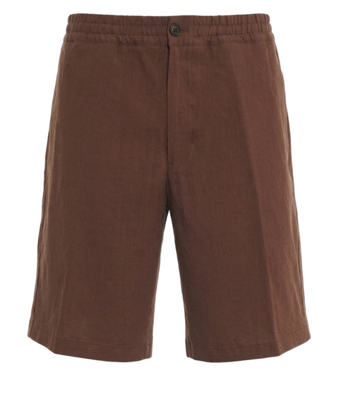 Shorts in misto lino