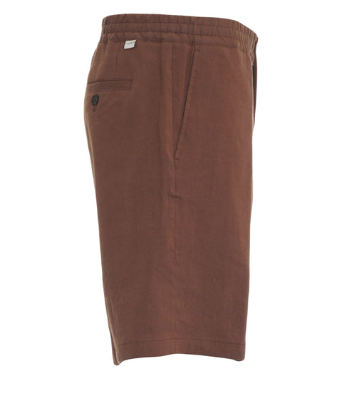 Shorts in misto lino