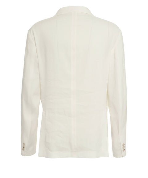 Blazer aus Leinenmischung