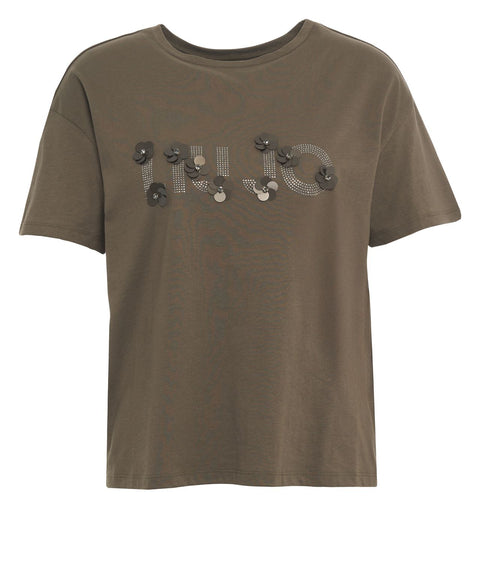 T-Shirt mit Applikationen