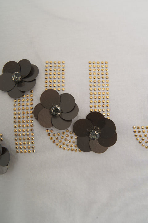 T-Shirt mit Applikationen