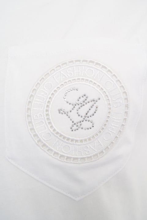 T-Shirt mit Logodetail