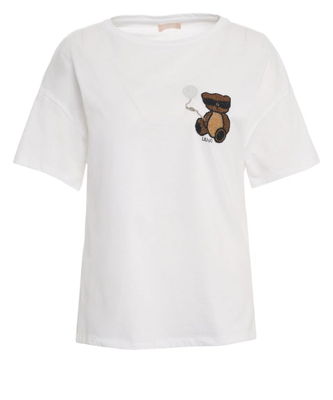 T-Shirt mit Applikationen