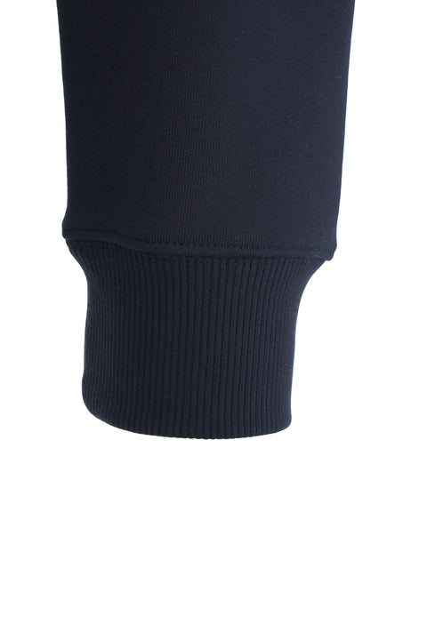 Felpa con cappuccio e stampa 'CXLVI'