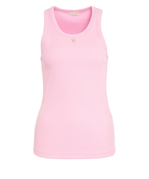 Tanktop mit Logodetail