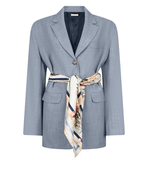 Blazer con foulard