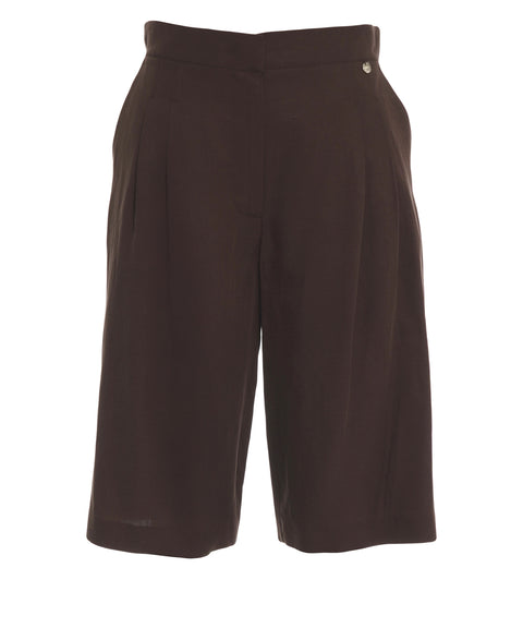 Bermuda in misto lino