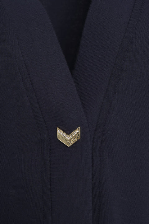 Cardigan con cintura in vita