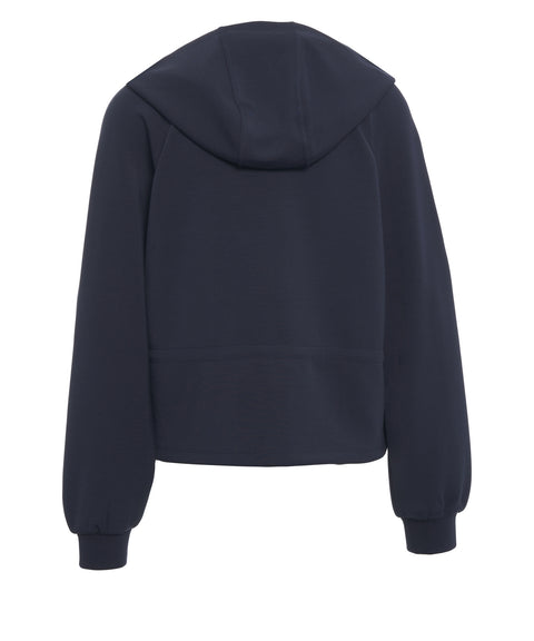 Felpa con cappuccio e zip