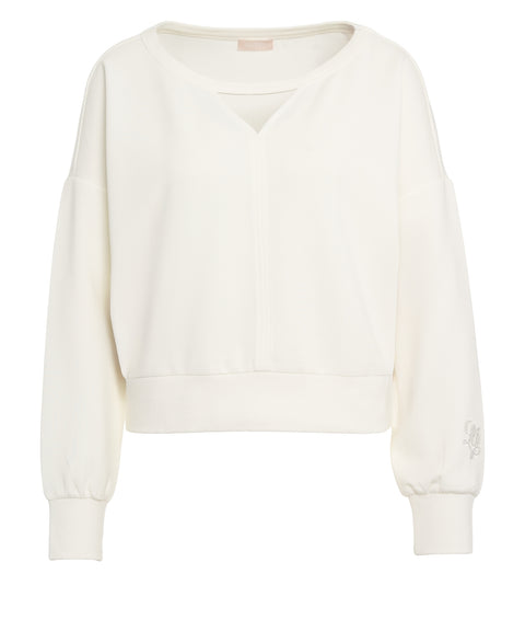 Sweatshirt mit Cut-Out Detail