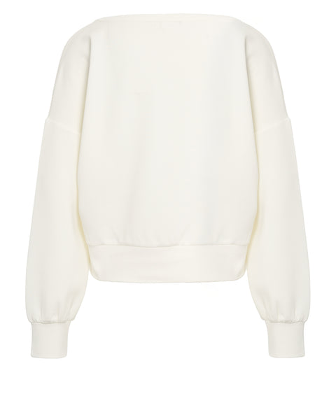 Sweatshirt mit Cut-Out Detail