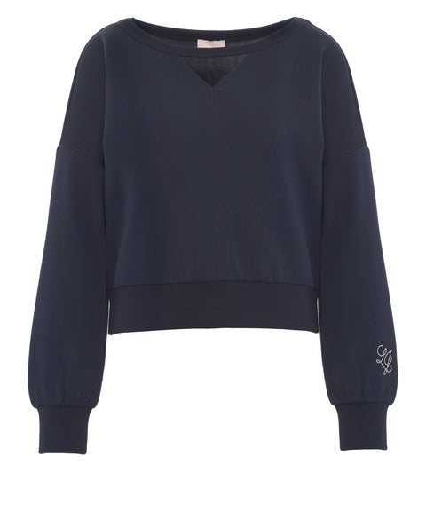 Sweatshirt mit Cut-Out Detail