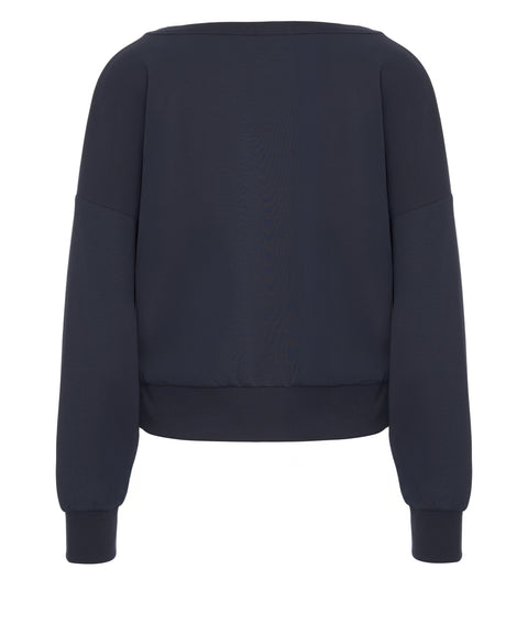 Sweatshirt mit Cut-Out Detail