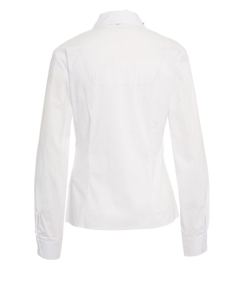 Blusa con applicazione strass