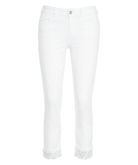 Skinny Jeans mit Strass