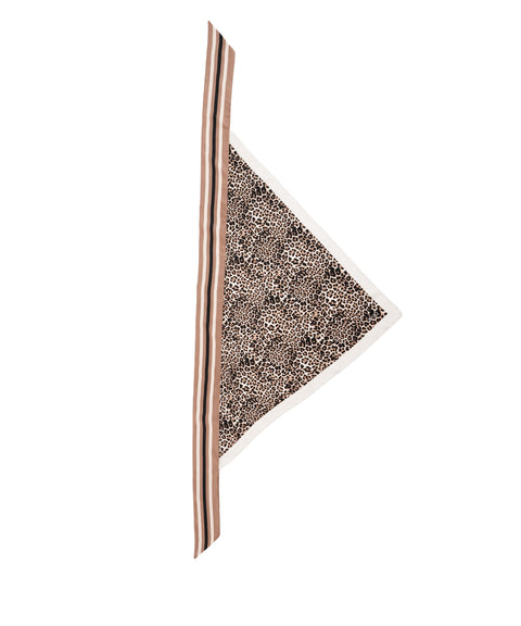 Bandana con stampa animalier