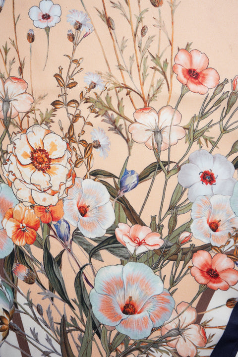 Foulard mit floralem Druck