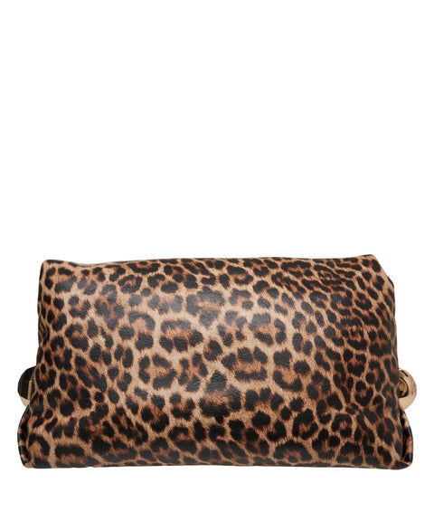 Clutch with animal print