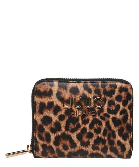 Portemonnaie mit Animal Print
