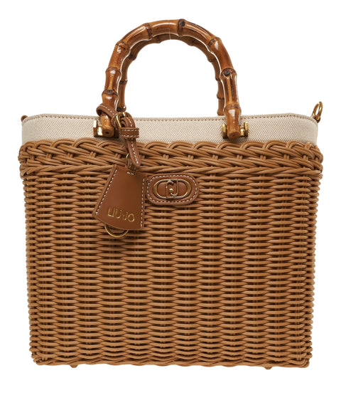 Handtasche aus Korbgeflecht