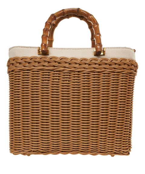 Handtasche aus Korbgeflecht