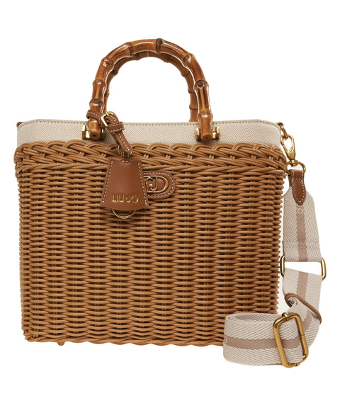 Handtasche aus Korbgeflecht