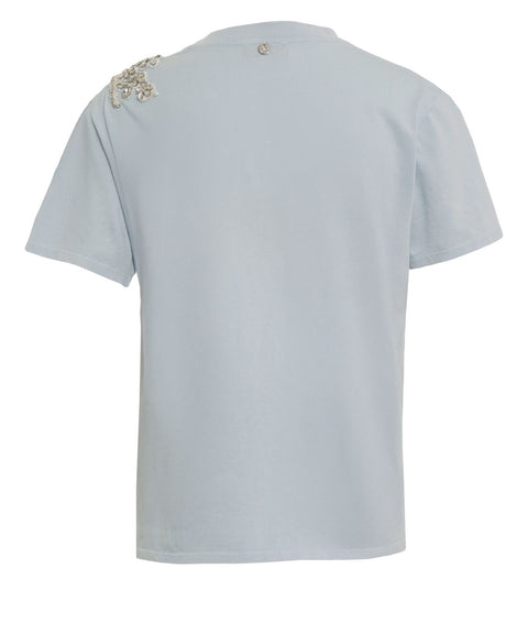T-shirt con strass