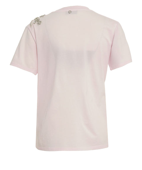 T-shirt con strass