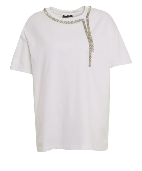 T-shirt con applicazione