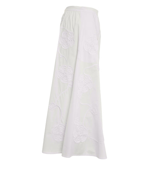 Gonna maxi in popeline