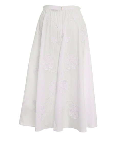 Gonna maxi in popeline