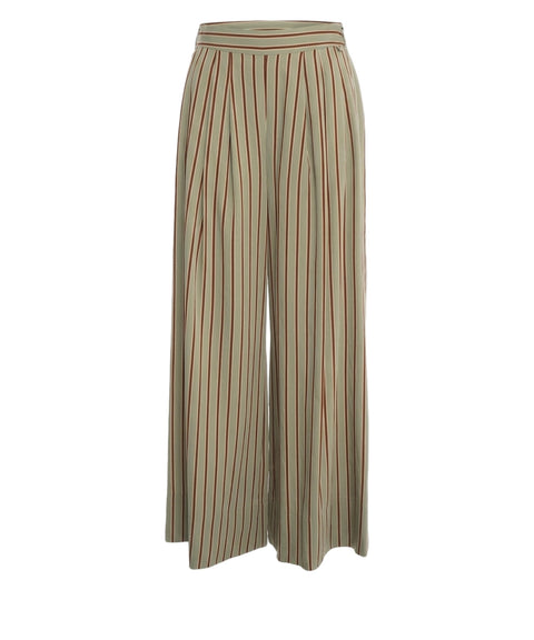 Gestreifte Palazzohose