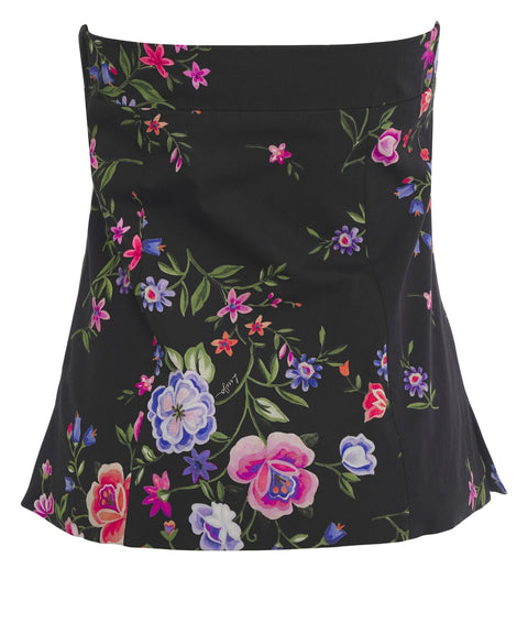 Top con stampa animalier