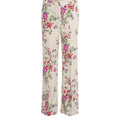 Pantaloni con stampa floreale