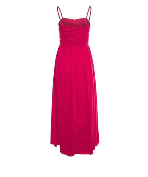 Abito maxi in popeline