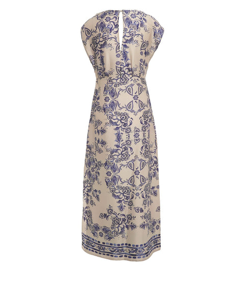 Maxikleid mit floralem Muster