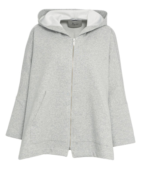 Felpa con cappuccio e zip 'Santorini'