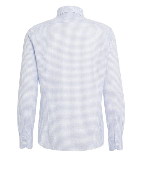 Seersucker-Hemd mit Karomuster