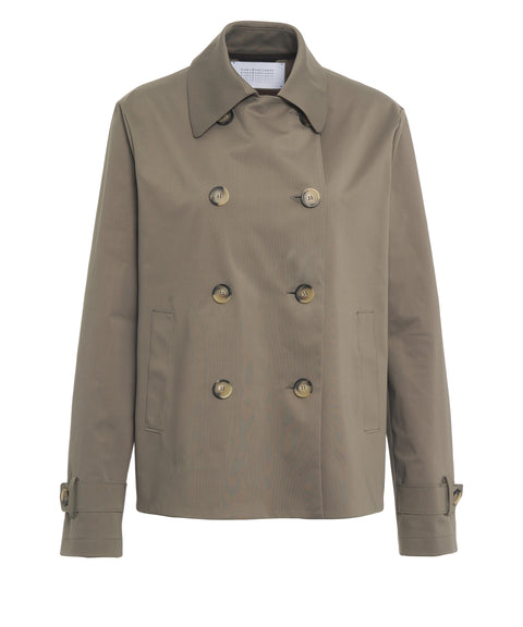 Short trench jacket