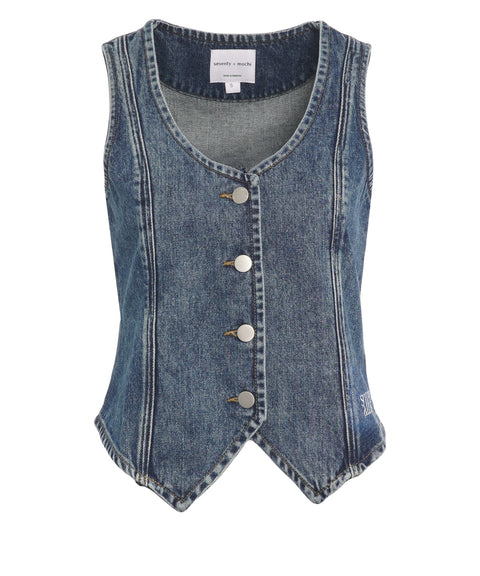 Gilet in denim 'Kiki'