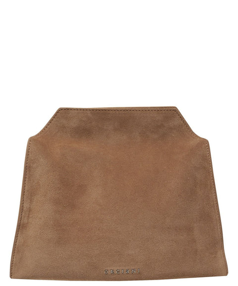 Borsa a spalla scamosciata