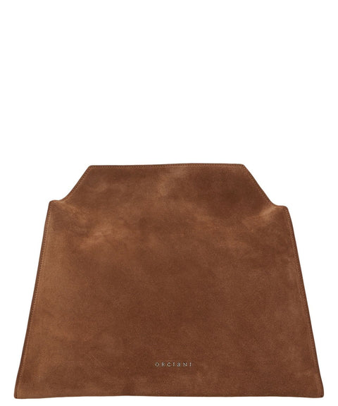 Borsa a spalla scamosciata