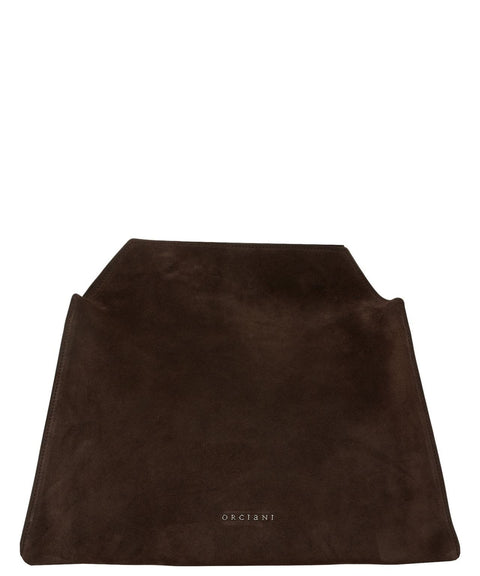 Borsa a spalla scamosciata