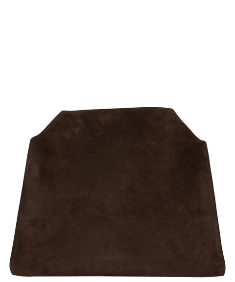 Borsa a spalla scamosciata