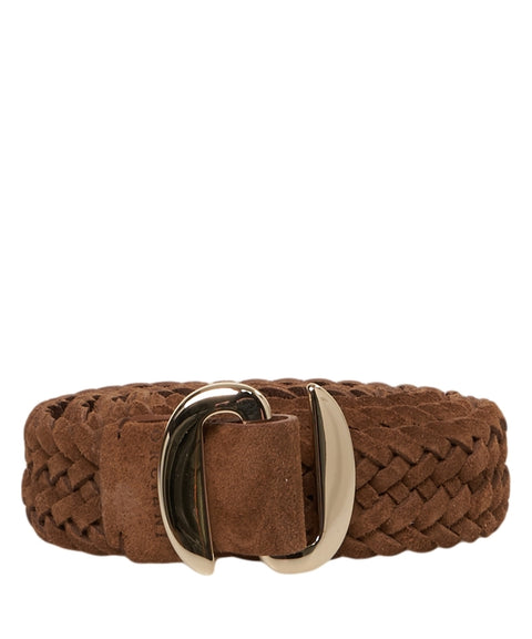 Geflochtener Gürtel aus Wildleder