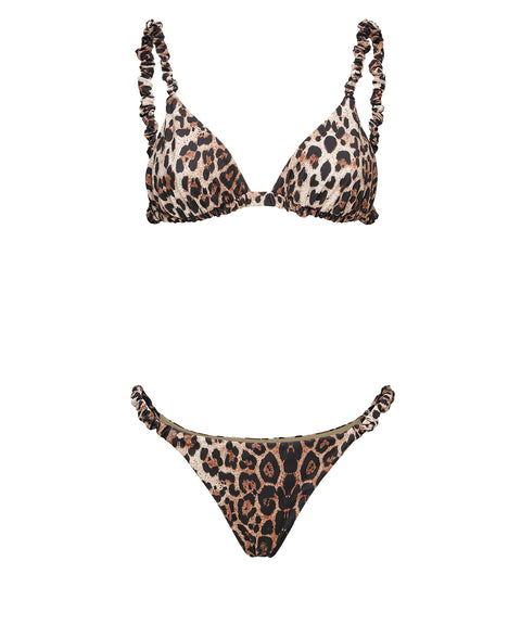 Bikini mit Animal-Print