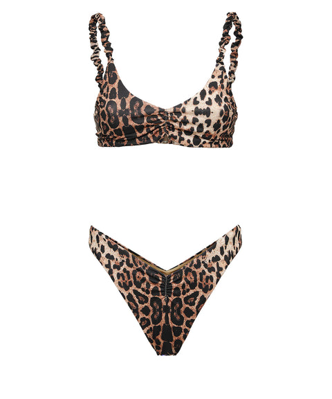 Bikini con stampa animalier