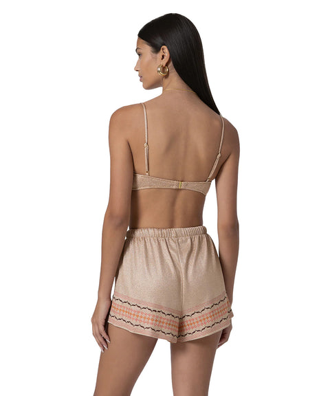 Shorts in lurex