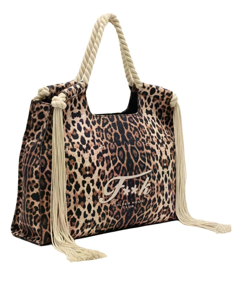 Shopper mit Animal Print